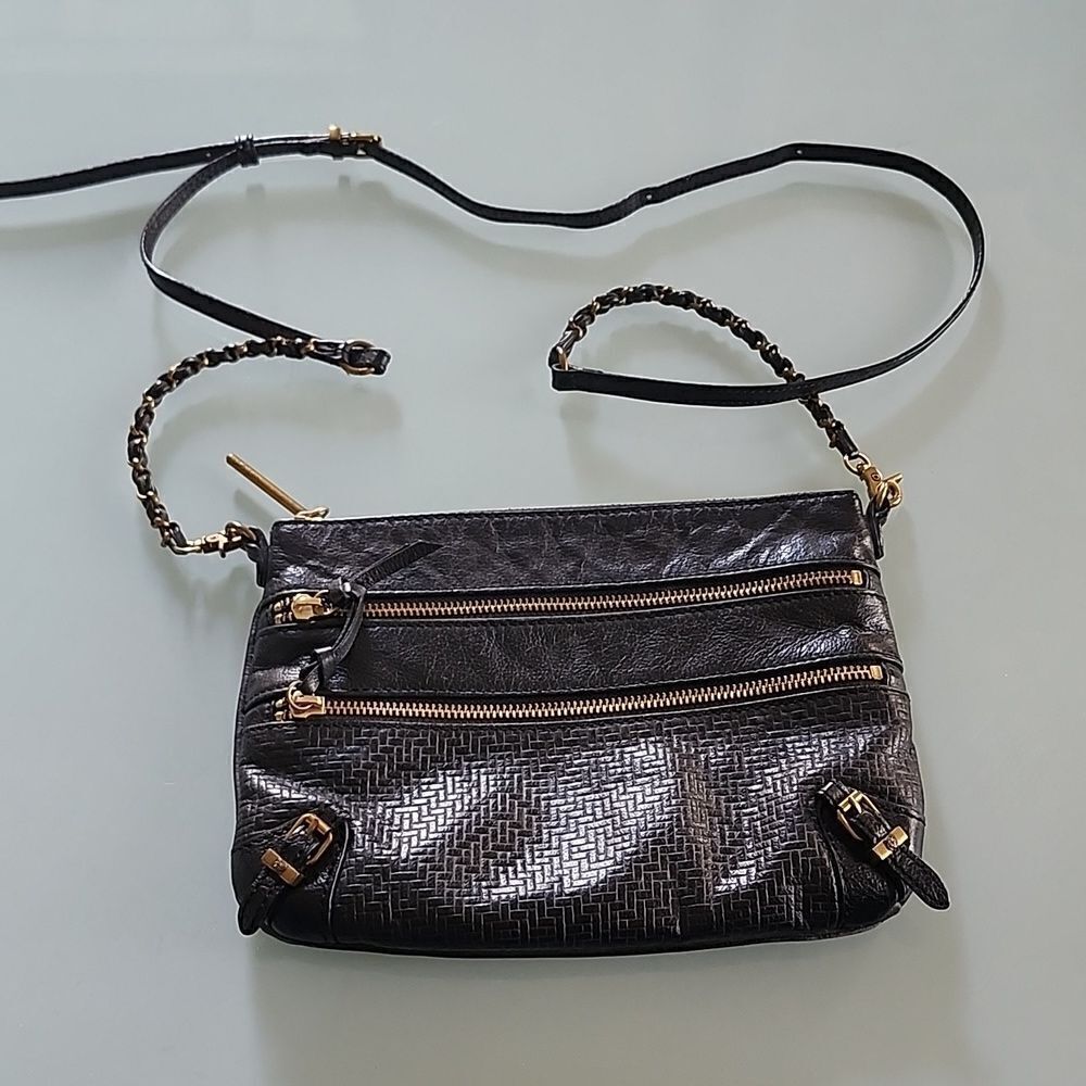 Elliott Lucca Boho Chic Western Edgy Moto Retro Y2K Leather Bag‎